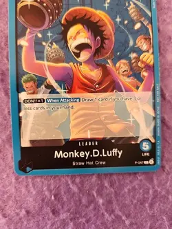 One Piece TCG Monkey.D.Luffy P-047 Sealed Battle Kit Trophy Promo - Image 3