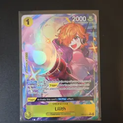 Lilith Alternate Art Foil OP13-113 Carrying on His Will One Piece CCG - Image 3