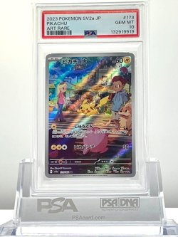 PSA 10 PIKACHU 173/165 2023 Pokemon Card 151 JAPANESE SV2a ART RARE - Image 1