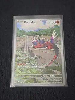 Koraidon 014 Sv: Scarlet & Violet Promo Cards Holo Pokemon TCG Black Star NM - Image 1