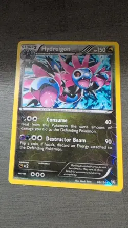 Hydreigon 98/124 Dragons Exalted Regular Pokemon Card TCG Near Mint Rare - Image 1