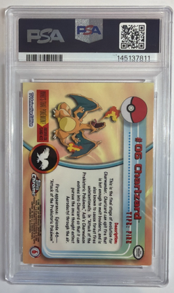 CHARIZARD Pokemon Card - 2000 Topps Chrome - #6 - Pokemon T.V. PSA 5 - Image 2
