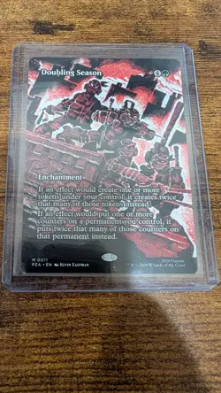 Doubling Season (Borderless) 0011 Non-Foil Teenage Mutant Ninja Turtles MTG TMNT - Image 1