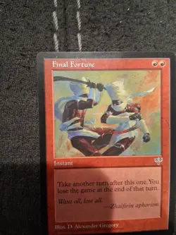 Final Fortune - MTG Mirage - NM - Image 2