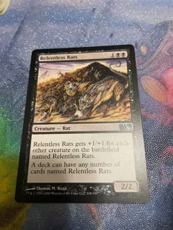 Relentless Rats M10 Mtg Magic Gathering - Image 1