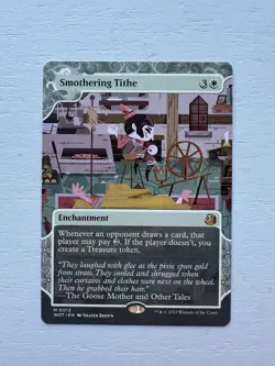 MTG Smothering Tithe Wilds of Eldraine: Enchanting Tales #13 NM - Image 1