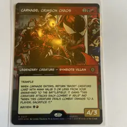 MTG: Spider-Man - Carnage, Crimson Chaos(Extended Art - Foil) - Rare - 0227 NM - Image 1