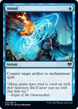 x4 Annul C MTG Kaldheim M/NM, English - Image 1