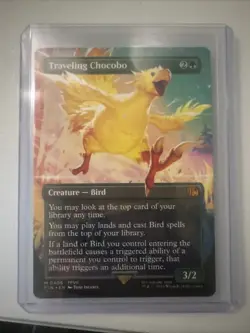 Magic The Gathering - Traveling Chocobo (Borderless) Final Fantasy Regular - Image 1