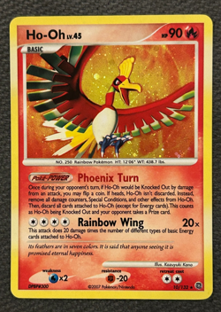 Pokemon HO-OH LV.45 D&P Secret Wonders Holo 10/132 - NM - Image 1