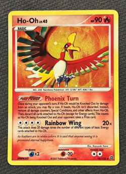 Pokemon HO-OH LV.45 D&P Secret Wonders Holo 10/132 - NM - Image 2