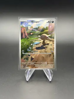 Pokemon Card TCG - Paldean Wooper 102 Illustration Rare Phantasmal Flames NM - Image 1