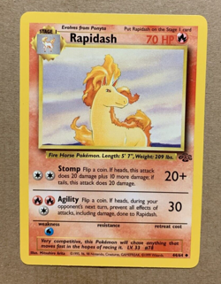 Rapidash 44/64 Jungle Set - Uncommon Pokemon Card - NM/Mint - Image 1