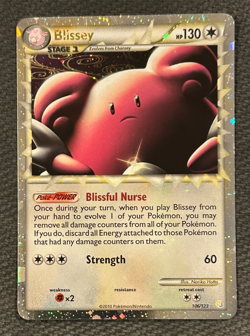 Pokemon Blissey Prime Heartgold Soulsilver 106/123 Holo LP-NM - Image 1