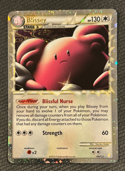 Pokemon Blissey Prime Heartgold Soulsilver 106/123 Holo LP-NM - Image 2
