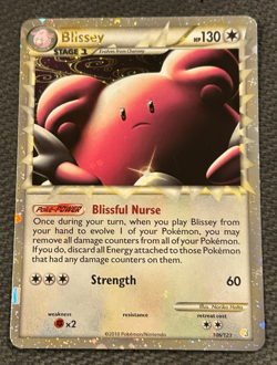 Pokemon Blissey Prime Heartgold Soulsilver 106/123 Holo LP-NM - Image 3