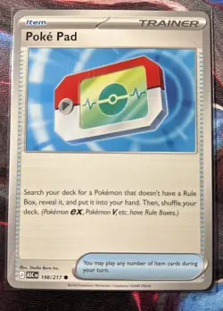 Poke Pad 198/217 Common Pokemon Ascended Heroes TCG Trainer - Image 1
