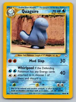 QUAGSIRE 48/64 COMMON NEO REVELATION POKEMON LP - Image 1