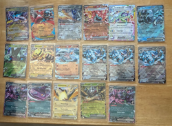 Pokemon TCG Mixed Lot Of 17 Ex Cards - NM English Lucario Mega Stevens metagross - Image 1