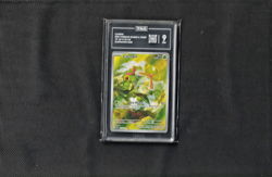 2023 POKEMON MEW EN CATERPIE #172 ILLUSTRATION RARE TAG 9 MINT - Image 2