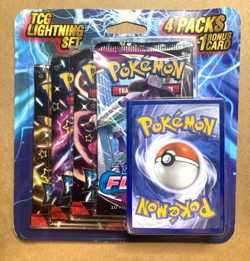 Pokemon TCG Lightning Set 3x Paldean Fates packs & 1x Fusion Strike pack! - Image 1