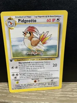 Pidgeotto 22/102 1st Edition Base Set NM DUTCH Pokemon Free Ship - Image 1