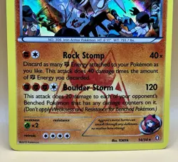 Team Magma’s Aggron 14/34 – Double Crisis (Holo Rare) - LP+ - 2015 Pokemon TCG - Image 3