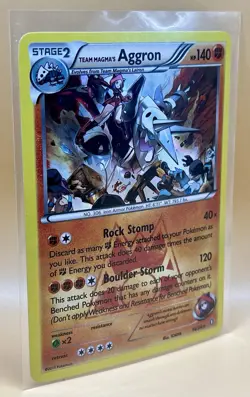 Team Magma’s Aggron 14/34 – Double Crisis (Holo Rare) - LP+ - 2015 Pokemon TCG - Image 5