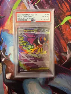 2026 POKEMON ASC EN-ASCENDED HEROES MEGA ATTACK RARE #269 MEGA GENGAR EX PSA 10 - Image 1