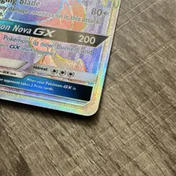 Pokemon TCG White Kyurem GX Ultra Rare Holo 74/70 2018 Basic GX 190 HP - Image 3