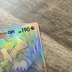 Pokemon TCG White Kyurem GX Ultra Rare Holo 74/70 2018 Basic GX 190 HP - Image 4