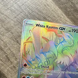 Pokemon TCG White Kyurem GX Ultra Rare Holo 74/70 2018 Basic GX 190 HP - Image 5