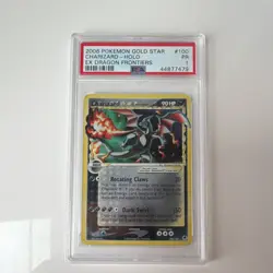 Pokemon Charizard Star Gold Star Holo EX Dragon Frontiers PSA 1 100/101 - Image 3