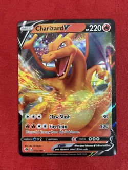 Pokemon TCG Darkness Ablaze - Charizard V 019/189 - Image 1