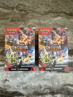 Pokemon - Scarlet & Violet Obsidian Flames-(2)BOOSTER BUNDLE BOX (6 Packs) - Image 1