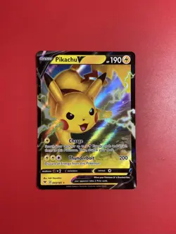 Pokemon Pikachu V 043/185 - Vivid Voltage Ultra Rare (Pack Fresh)￼ - Image 2