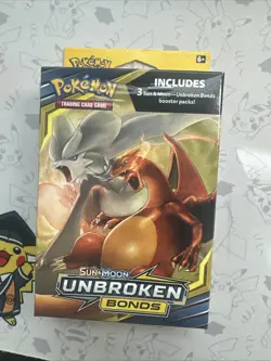 Pokemon Sun & Moon Unbroken Bonds 3-Pack Hanger Box Brand New Factory Sealed TCG - Image 1