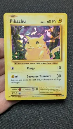 Carte Pokemon Pikachu 35/108 Holo Mosaique XY Evolutions - Image 1