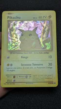 Carte Pokemon Pikachu 35/108 Holo Mosaique XY Evolutions - Image 2