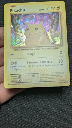 Carte Pokemon Pikachu 35/108 Holo Mosaique XY Evolutions - Image 3