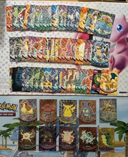 Vintage Pokemon Card Lot Topps Foil Etc Fire Charizard Blastoise 73 Cards - Image 1