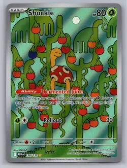 Shuckle 136/132 Illustration Rare Mega Evolution Pokemon Near Mint - Image 1