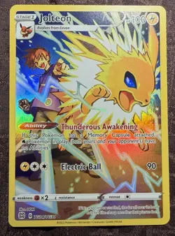 Jolteon TG04/TG30 Swsh09: Brilliant Stars Trainer Gallery Holo Pokemon TCG - NM - Image 1
