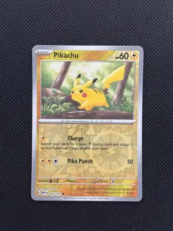 Pikachu - (Reverse Cosmos Holo) (Costco Exclusive) 025/165 Miscellaneous Cards & - Image 3