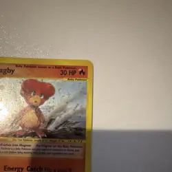 Pokemon TCG Magby Expedition Base Set Holo Rare Basic 30HP 017/165 2002 Holo LP - Image 5