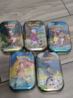 2022 Pokemon Crown Zenith Mini-Tin Set of 5 Brand New Factory Sealed - Image 1
