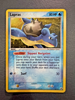 Pokemon TCG Lapras 8/92 Legend Maker Holo - Image 1
