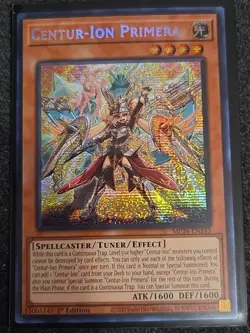 Yu-Gi-Oh Centur-Ion Primera MP24-EN143 Prismatic Secret Rare 1st Edition - Image 1
