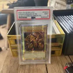 2023 Yugioh Lc01-en003 Winged Dragon Of Ra QCR attribute Error English/italian - Image 1
