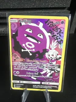 Pokemon TCG Koffing Holo Secret Rare Card Cosmic Eclipse 243/236 - Image 1